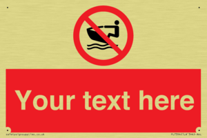 Custom No personal water craft